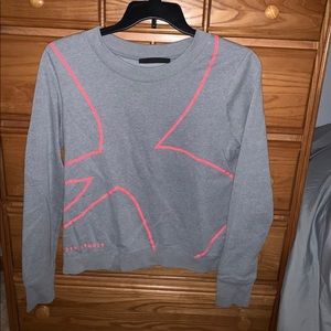 Grey & Pink Under Armour Crewneck Sweater